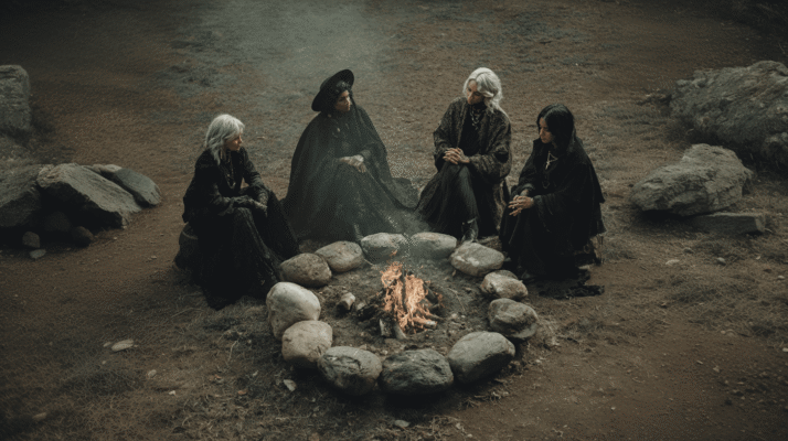 coven Plentiful Earth | Global Spirituality A group of four women in a small coven