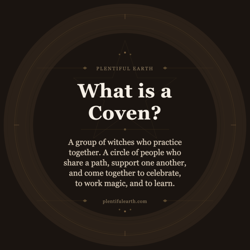 plentifulearthcovengraphic Plentiful Earth | Global Spirituality What is a Coven