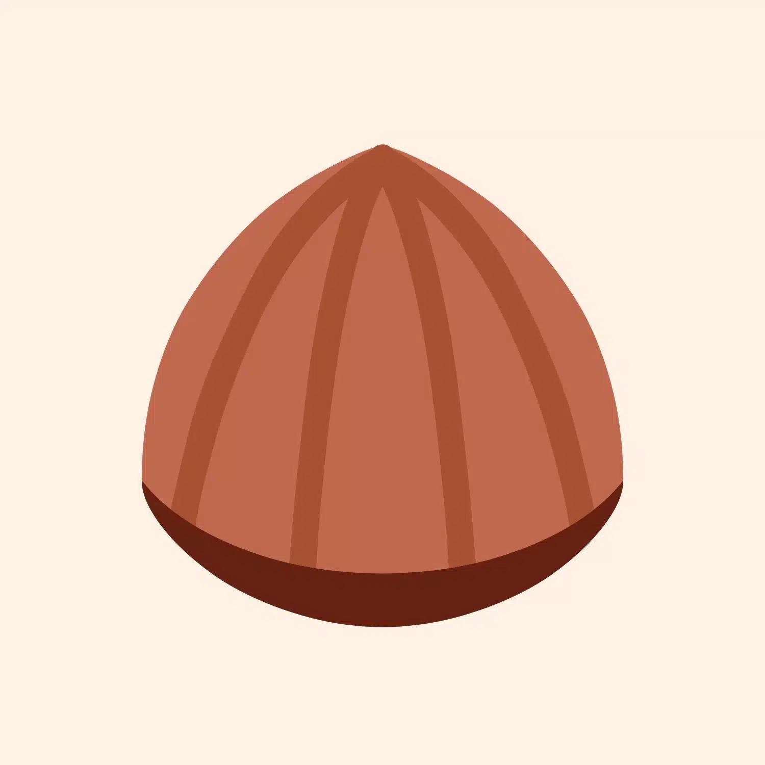 a chestnut emoji