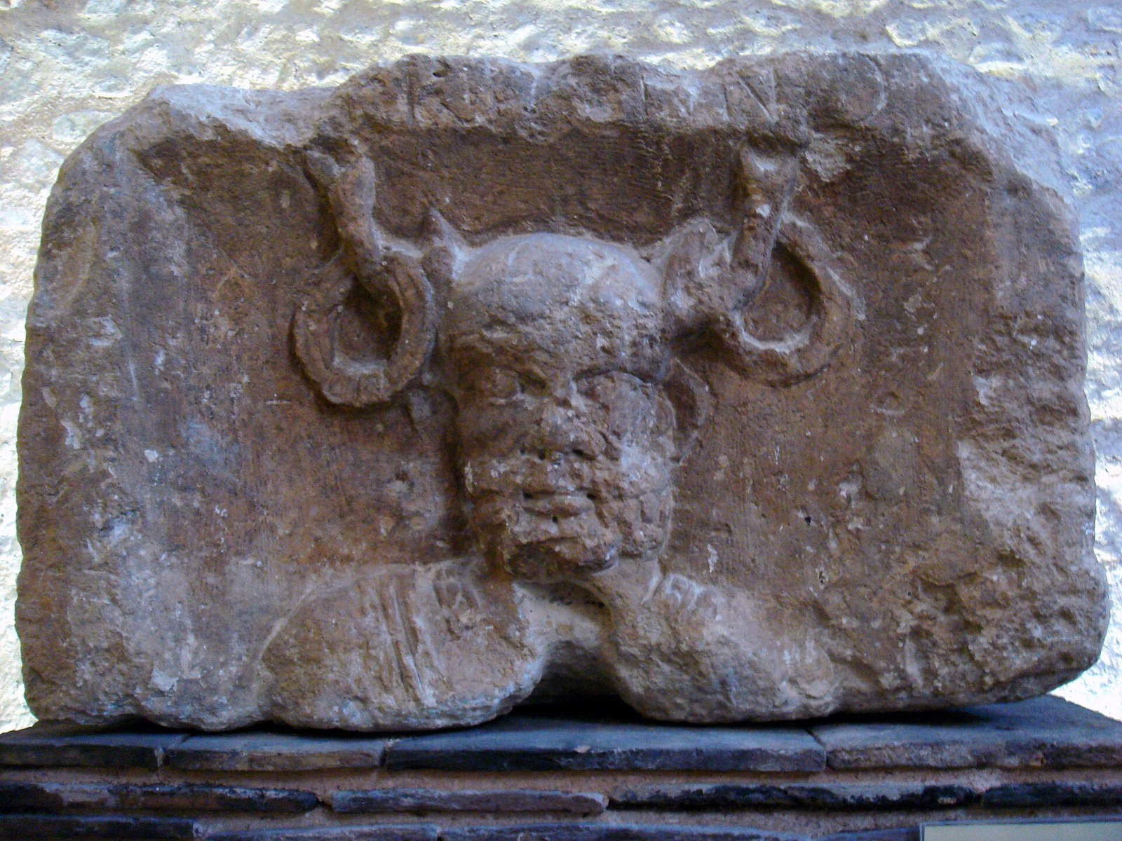 Cernunnos on the Pillar of the Boatmen Plentiful Earth | Global Spirituality The carved Cernunnos block of the Pillar of the Boatmen, an antlered head with torcs hanging from the antlers