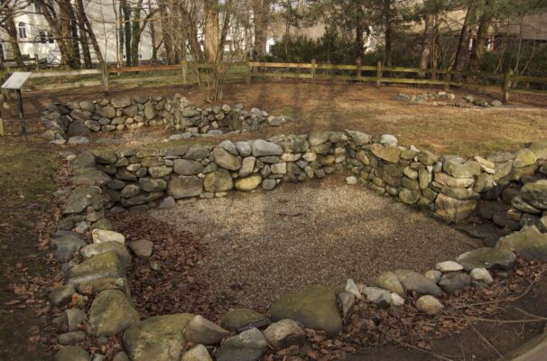 Salem Village parsonage site Plentiful Earth | Global Spirituality The stone foundation of the Salem Village parsonage in Danvers, Massachusetts, where Tituba lived with the Parris family.
